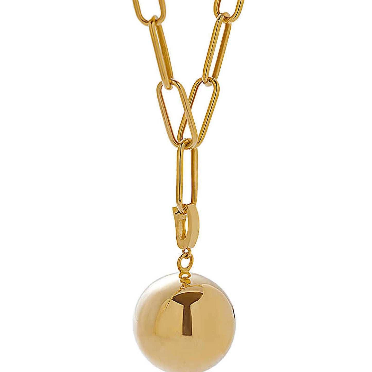 18K Gold Pendant for Women, Versatile and Unique Bubble Gold Ball Necklace Pendant with Universal Clasp, Chain Not Included