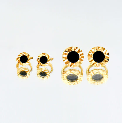 Solid 10K Gold Stud Earrings for Her