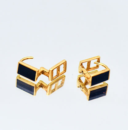 Solid  10K Gold Earrings for Her Stud Earrings Gift For Women Fashion Trendy Versatile Square Gold Earrings Luxury Fine Jewelry For Mum